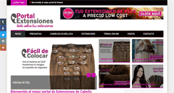 Desktop Screenshot of portalextensiones.com