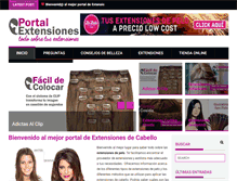 Tablet Screenshot of portalextensiones.com